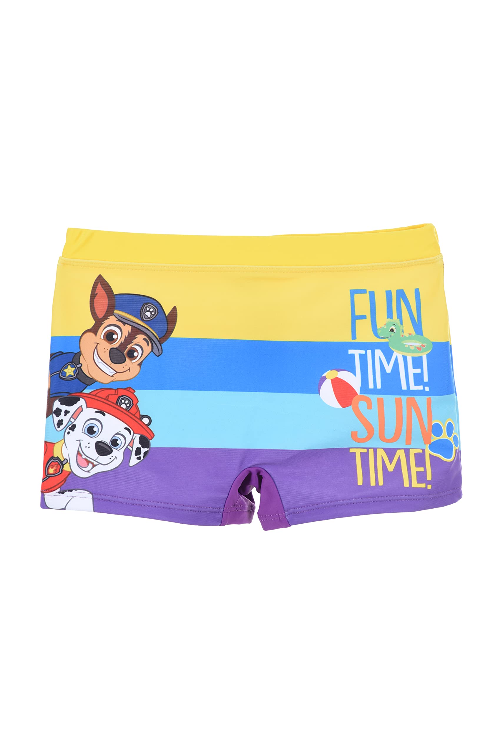 Paw Patrol Bañador Niño, Bañador Natación Infantil, Shorts de Baño Patrullla Canina Chase y Marshall, Secado Rápido, Tallas 3 a 8 Años