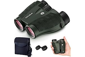 Upgraded 12x30 Compact HD Birdwatching Binoculars with Strap