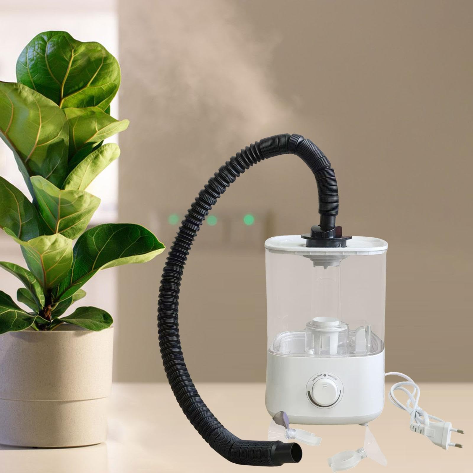 Humidificador para Reptiles, 2,5 L, Humidificador para Terrario, Humidificación de Terrarios para Anfibios, con Manguera Extendida para Tortugas Rana