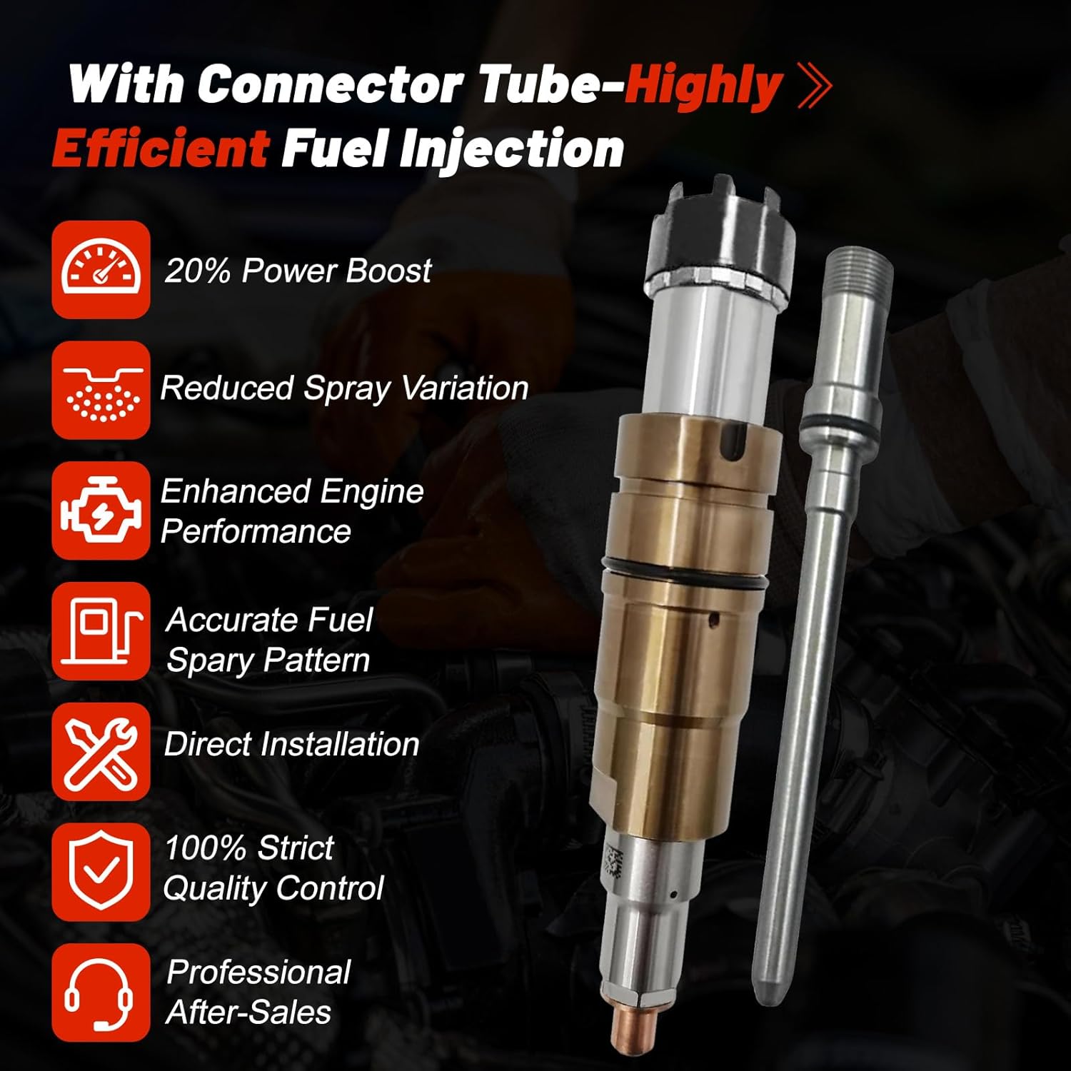 6PCS 2897320 5579419 2897320PX 2897320NX 5579419PX XPI Fuel Injector Kit for Cummins X15 ISX15 QSX15 CM2350 Engine Medium Heavy Duty Truck