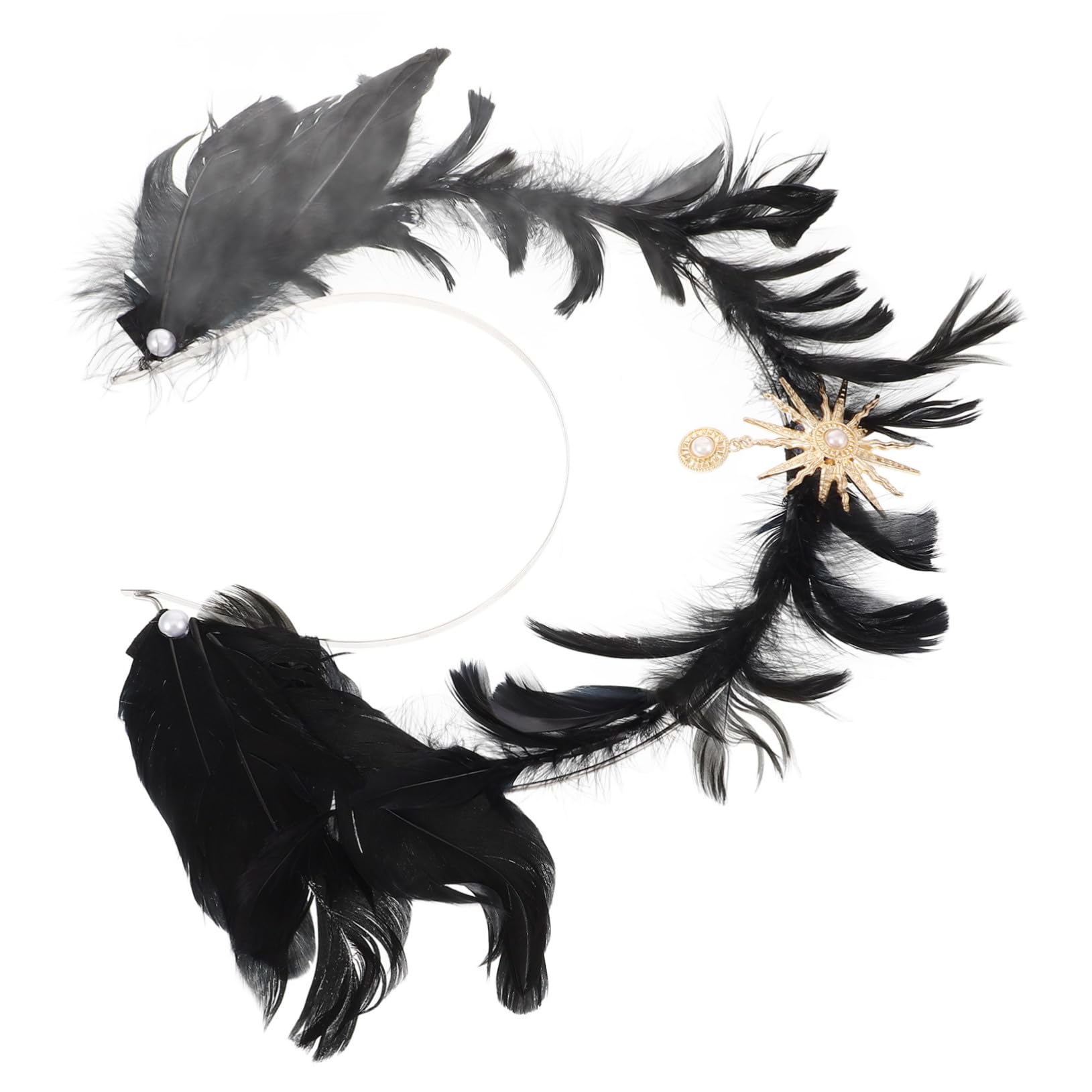 Healvian 5 Piezas Diadema Decorativa de Halloween con Negras para Mujeres Accesorio de Fiesta Lolita para Eventos y Fotografía