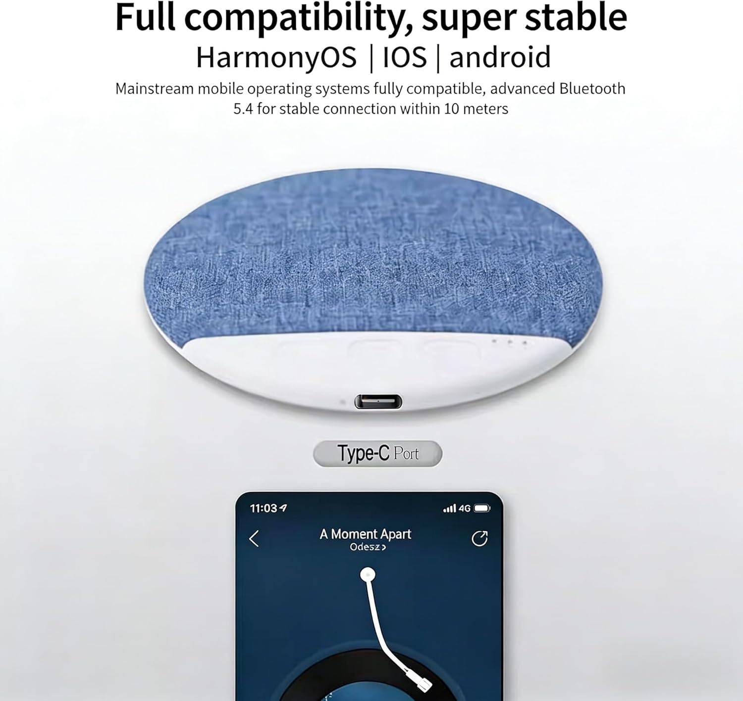 Bluetooth Pillow Speaker for Sleeping, Under Pillow Speaker with Sleep Timer & White Noise, Thin Speaker for Bed, Hi-Fi Sound, 48H Battery, Type-C, Private Listening for Adults & Kids (Pro) - Image 10