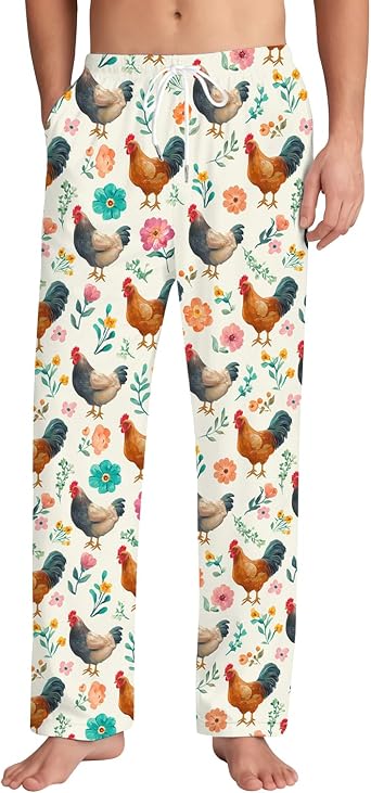 KOYI Unisex Pajama Pants, Funny Animal Print Lounge Pants, Cozy Sleepwear for Men Women, Novelty Pajama Bottoms