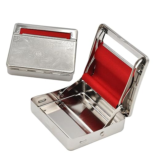 Máquina de laminación Metal Paño rojo Cigarrillo automático Tobacc Roller Box & Caja de almacenamiento 2.756 in