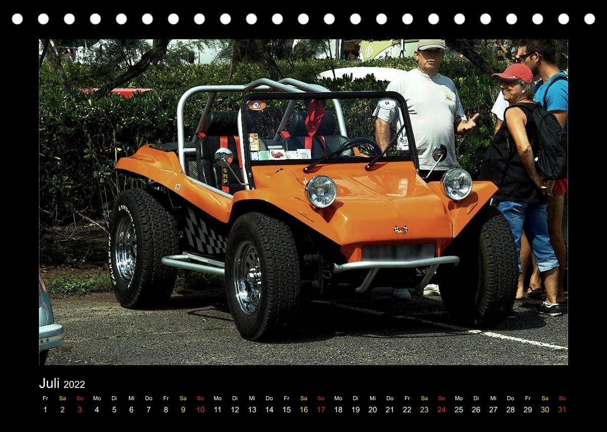 Buggys - die Kultautos der 80er (Tischkalender 2022 DIN A5 quer): Mit dem Kult-Klassiker der 80er durch das Jahr (Monatskalender, 14 Seiten ) (CALVENDO Mobilitaet)