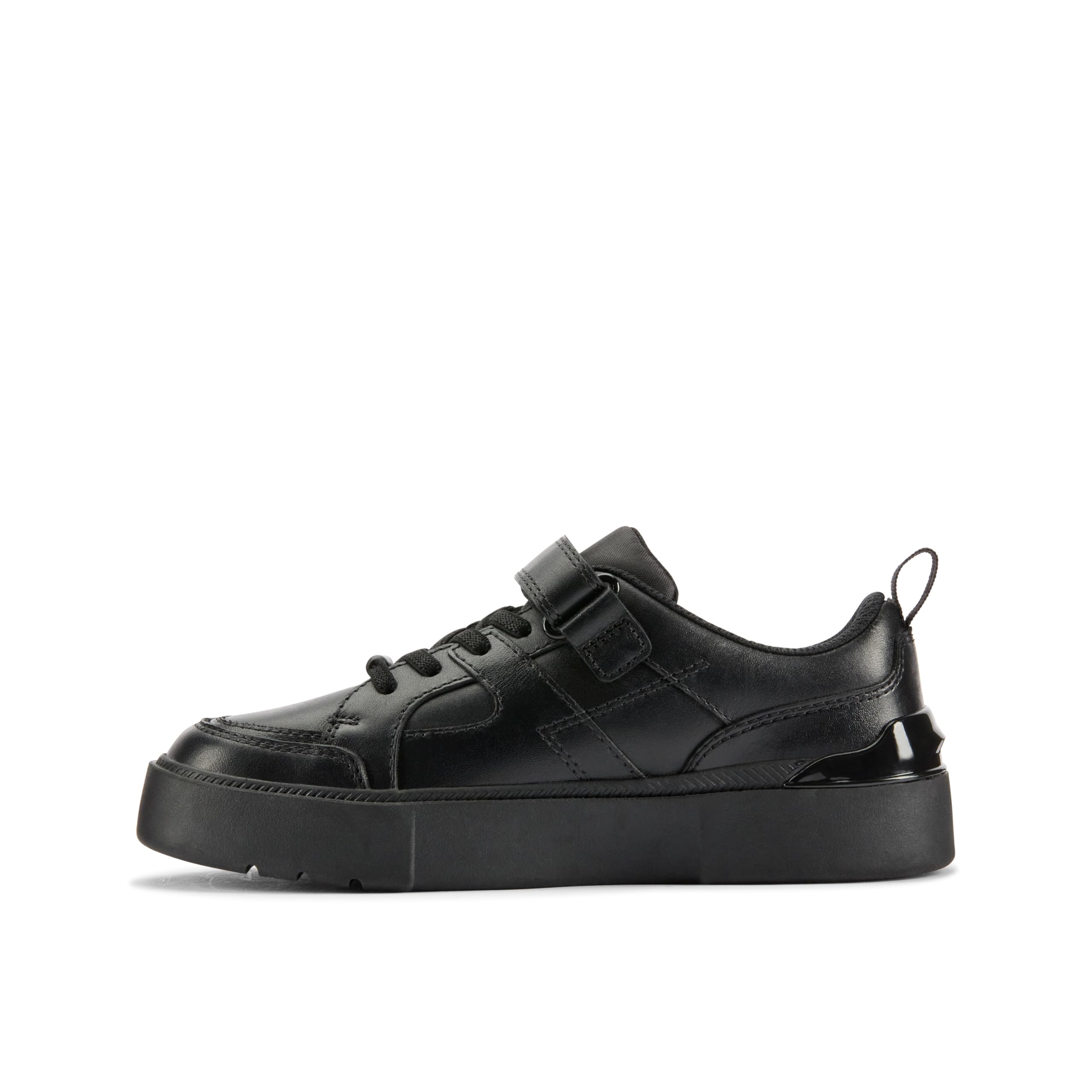 Clarks Oslo Flare O Childrens Black Leather, 1.5