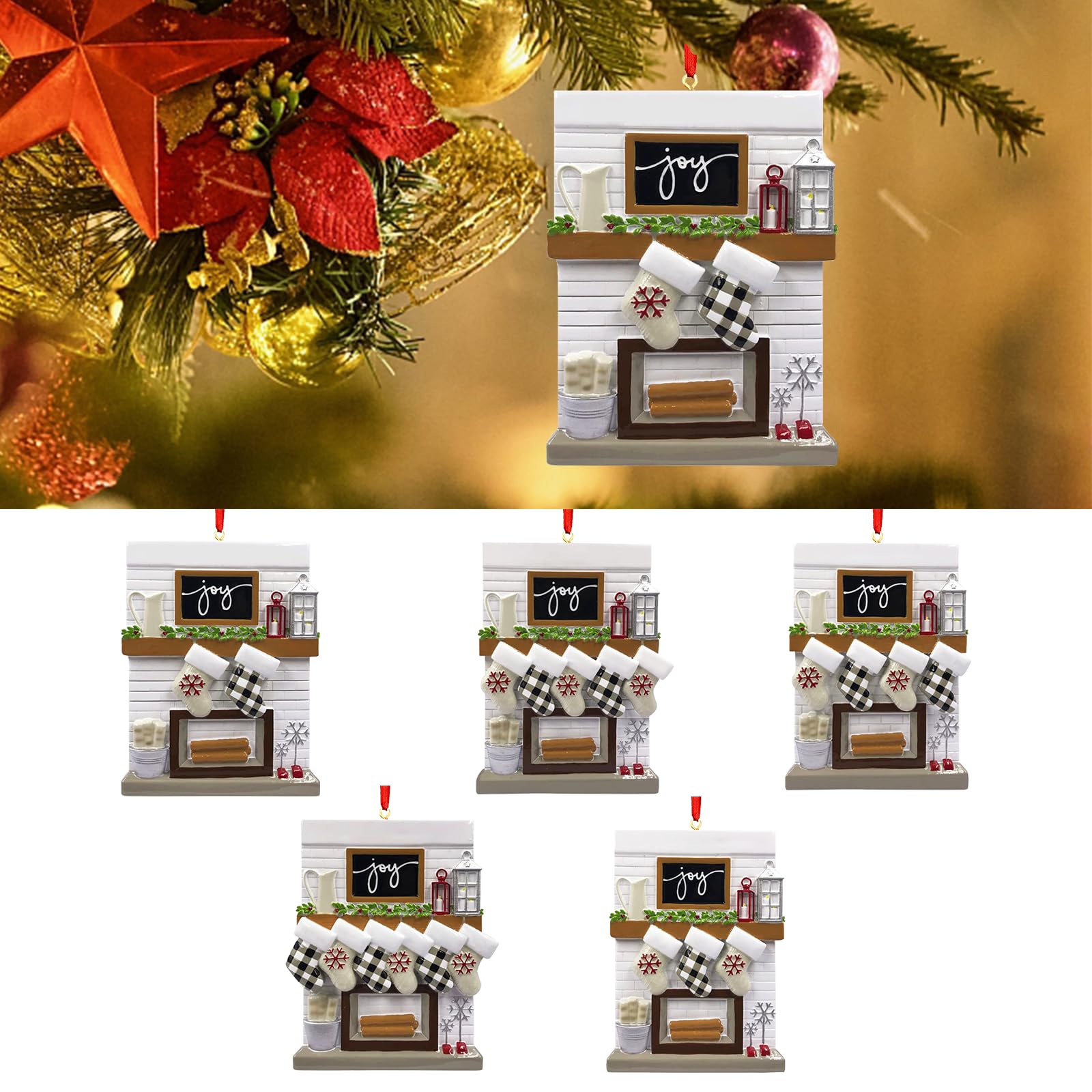 Boule De Noël Familiale Personnalisée Pour Voiture | Décoration à Suspendre Avec Nom De Famille Personnalisé | Boule De Noël Voiture Festive | Décoration D'arbre Personnalisée - France