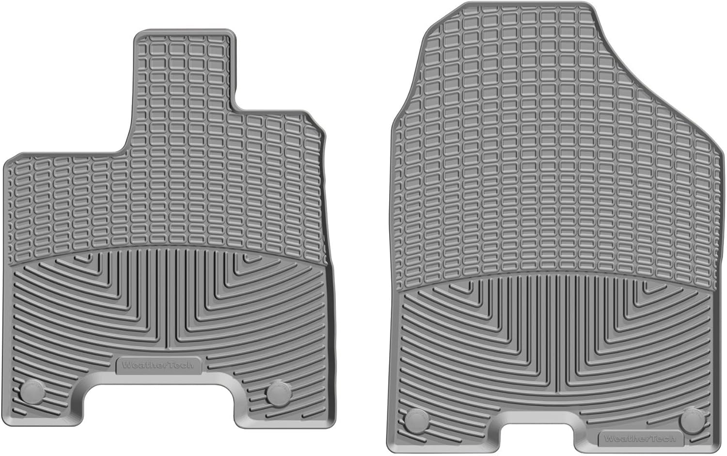 WeatherTech All-Weather Floor Mats for Honda Ridgeline 1st Row (W415), Black