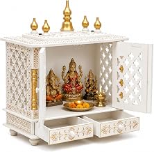 Kamdhenu art and craft Wooden Temple/Home Temple/Pooja Mandir/Pooja Mandap/Temple