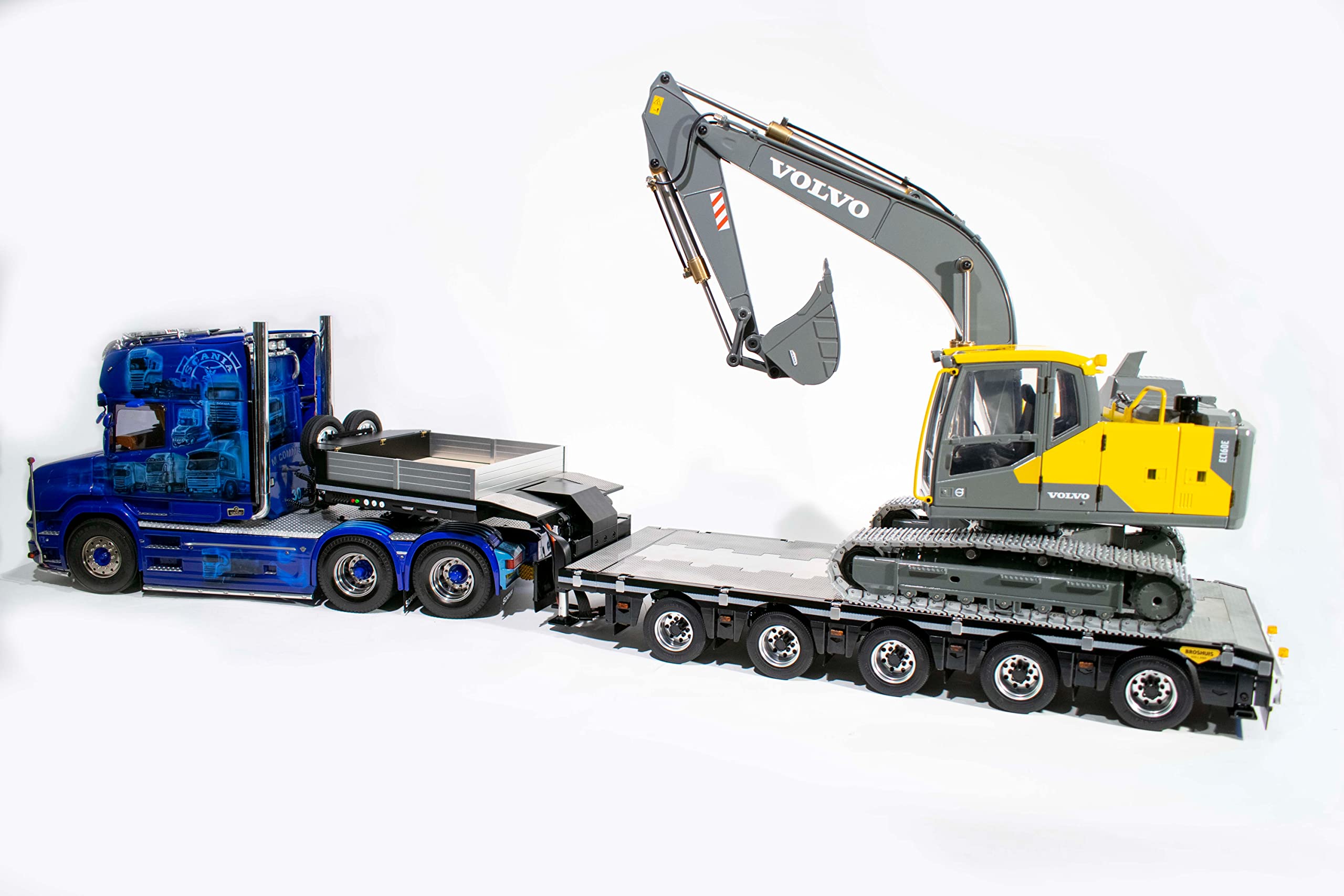 Amazon.co.jp: ROC 1/14 トラック・トレーラー Broshuis 重