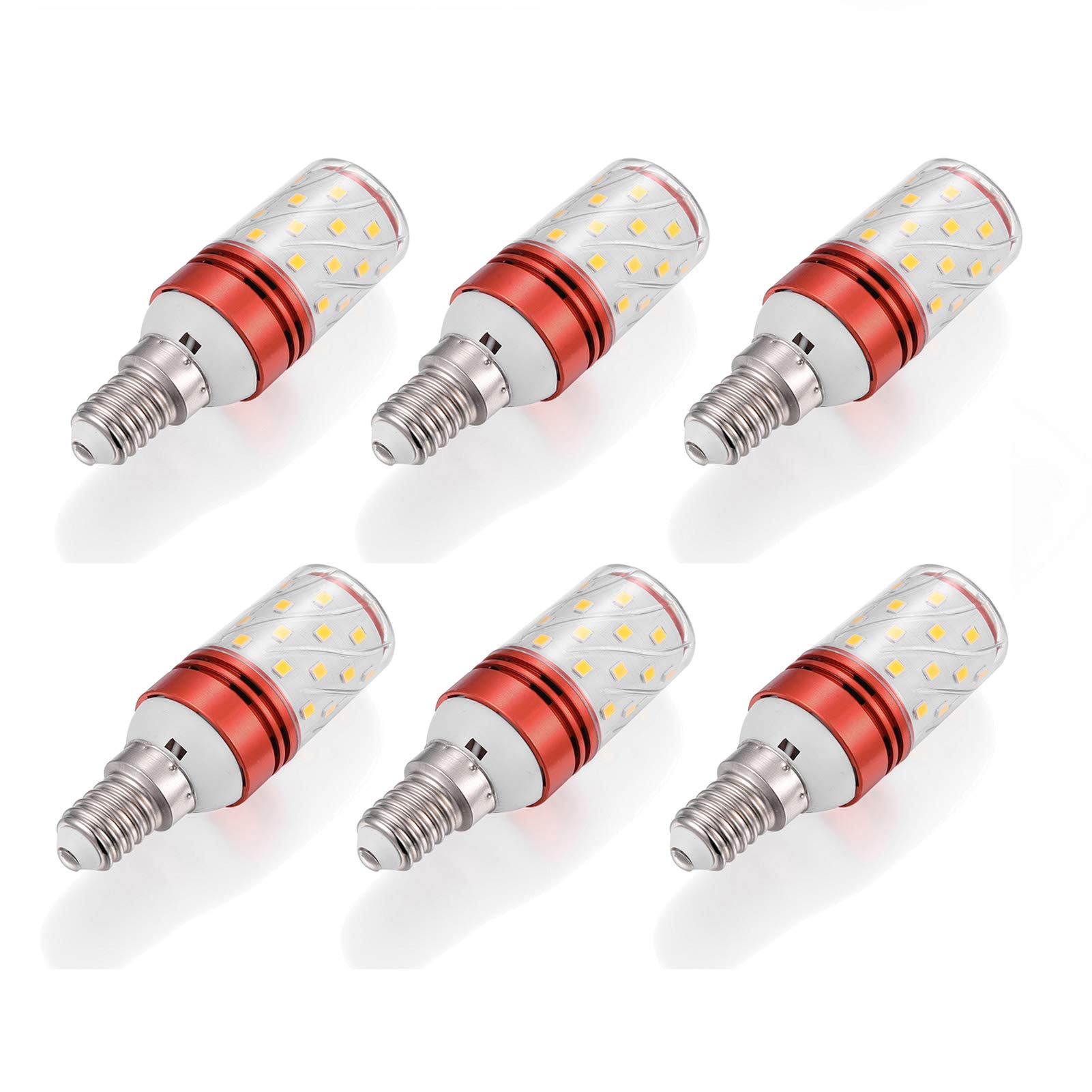 Bombilla maíz alto brillo 20 W equivalente a una bombilla halógena 200 W, 360°; Ángulo Haz, Lámpara Iluminación LED Base Estándar, No Regulable, Sin Parpadeo, Paquete 6, Natural