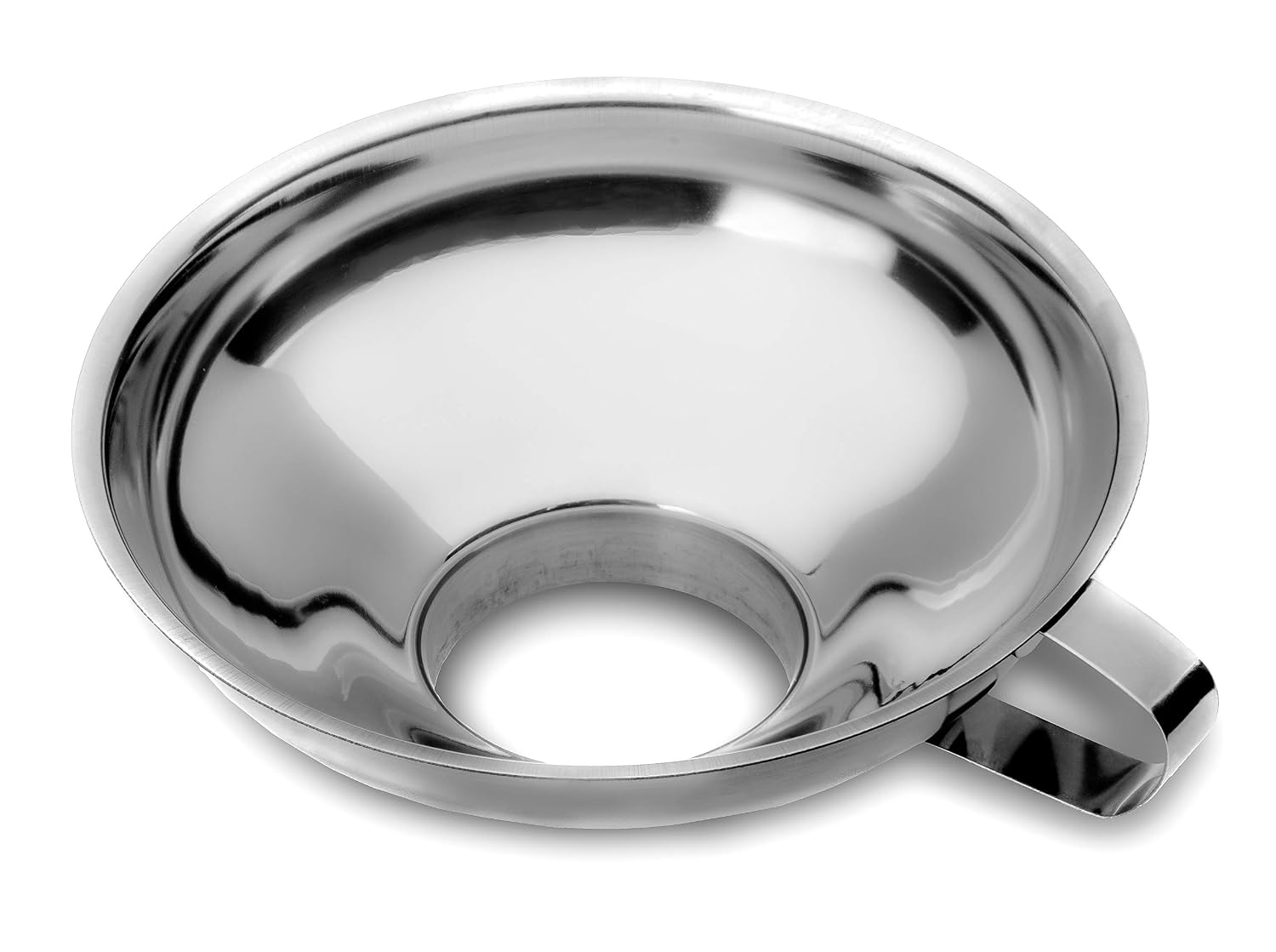 Bellemain Stainless Steel Funnel for Kitchen, 5.5 Inch with Strainer