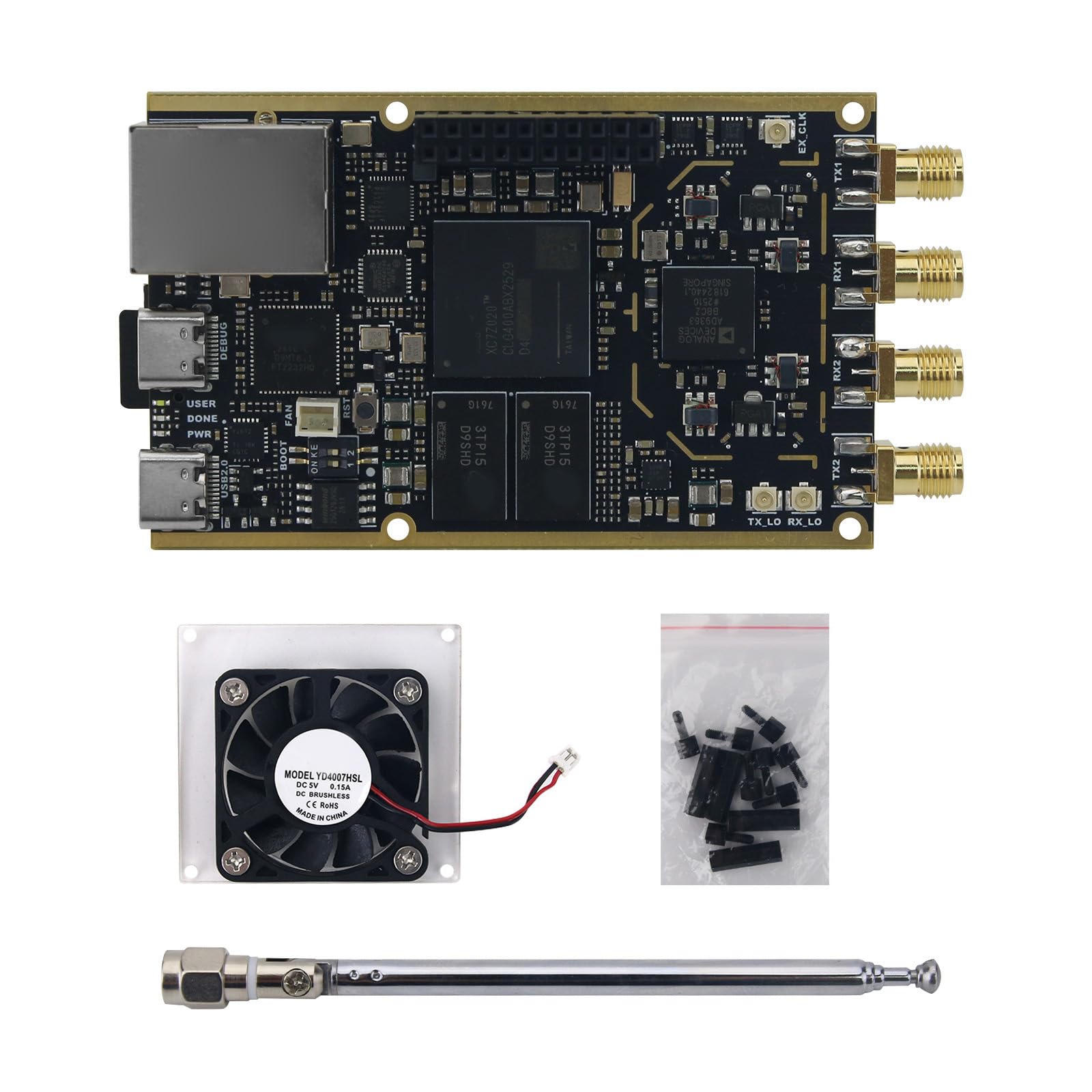 Placa de Desarrollo AD9363 con Reloj TCXO y USB