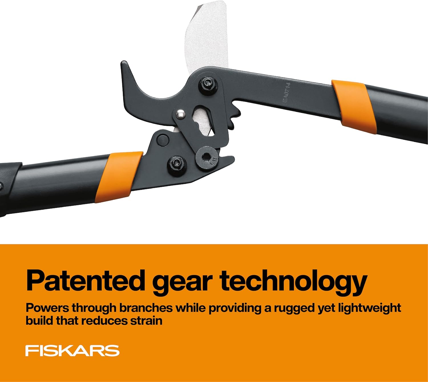 Fiskars 18-Inch Loppers for Tree Trimming, Heavy Duty, Sharp Bypass Steel Blade Tree Branch Cutter up to 1.5-Inch Diameter Cut Capacity, PowerGear2 Technology Multiplies Power, Hand Loppers - Image 3