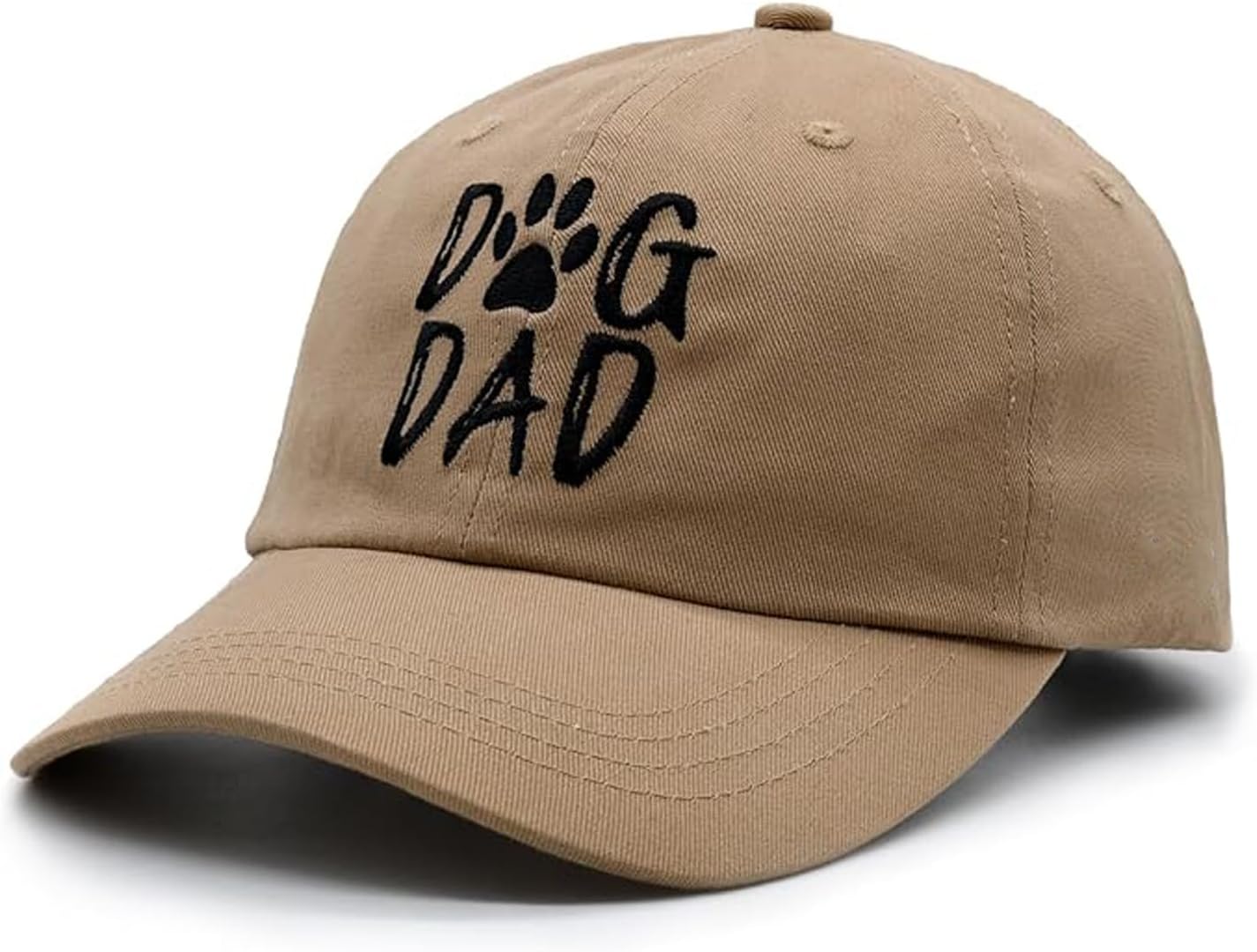 Waldeal Men's Dog Dad Washed Adjustable Baseball Cap Dog Lover Hat