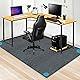 デスクチェアマット【大判サイズ160×140cm 】 4ｍｍ HUIJIE 椅子 マット フロアマット 防音 床保護マット ゲーミングチェア マット デスク 床 マット 吸音 特大 滑り止めマット 傷防止マット 丸洗い可能