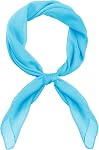 Mousseline écharpe Ruban Col écharpé carré mouchoir pour Halloween Hommes Femmes Garçons Filles Déguisement Écharpe Accessoires