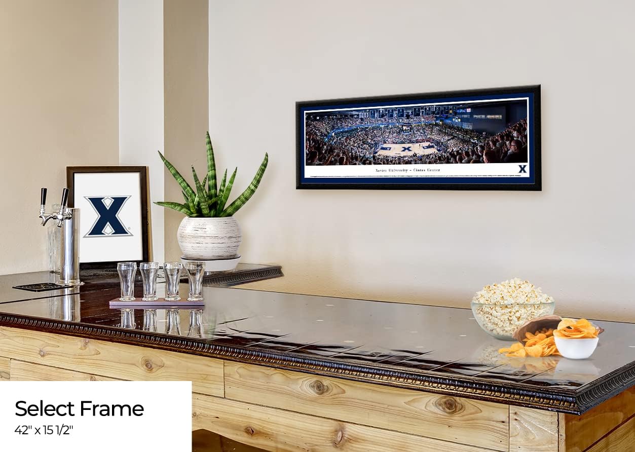 Xavier Basketball - College Posters, Framed Pictures and Wall Decor by Blakeway Panoramas