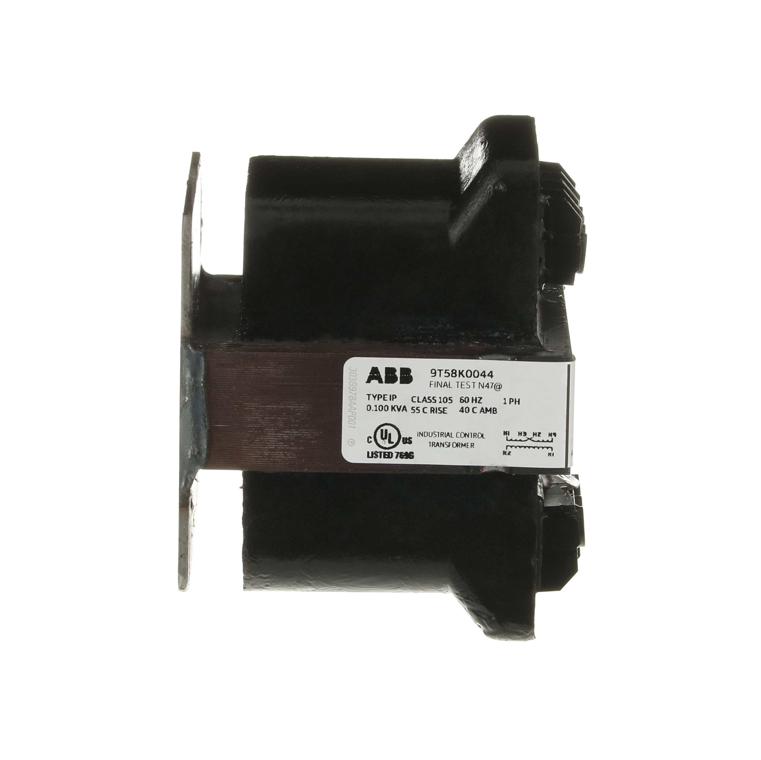 ABB 9T58K0044 Trasformatore a secco a bassa tensione • 1C, 0,1 kVA, 240x480-120, 55C, C&C, TB, IP • Trasformatore di isolamento monofase • Trasformatori Step Down • Piccolo trasformatore di potenza