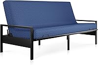 Vista 8 de Milliard Colchón de futón de espuma viscoelástica - Tamaño completo (marco no incluido) (negro), 71" x 52" x 6