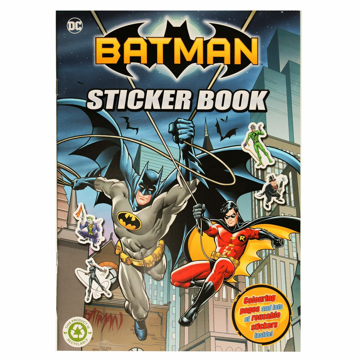 DC BATMAN STICKER BOOK