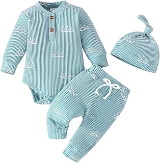 Generisch Niños Pequeños 2025 Nuevas Niñas De Manga Larga Dibujos Animados Estampados Mamelucos Pantalones Color Sólido Co...