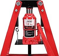 Vista 4 de Prensa hidráulica de 12 toneladas con marco A con placas de prensa