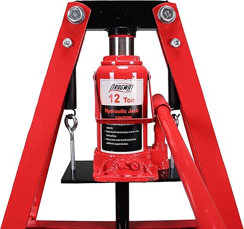 Miniatura 4 de Prensa hidráulica de 12 toneladas con marco A con placas de prensa