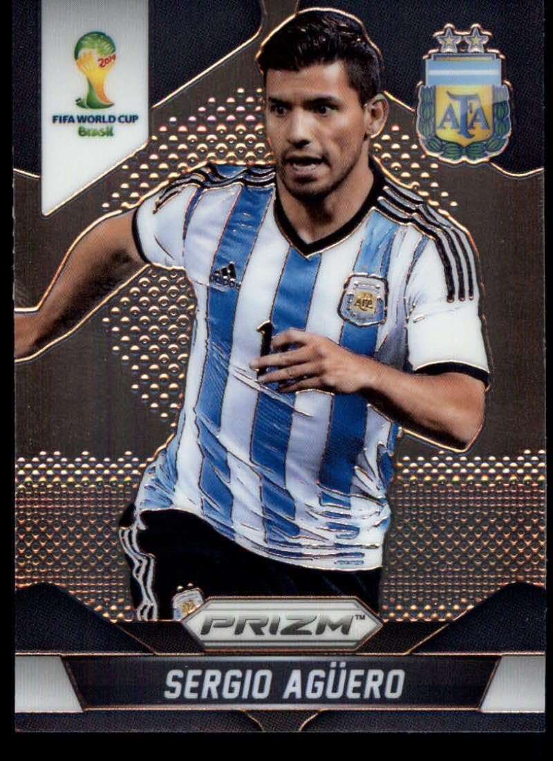 2014 Panini Prizm World Cup #13 Sergio Aguero Argentina World Cup Soccer NM-MT