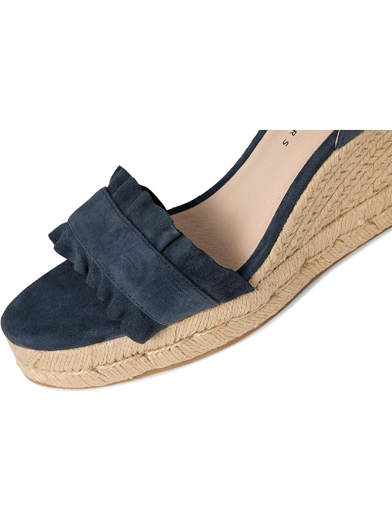 Multi Jack Rogers Rozette Ruffle Wedge - Suede