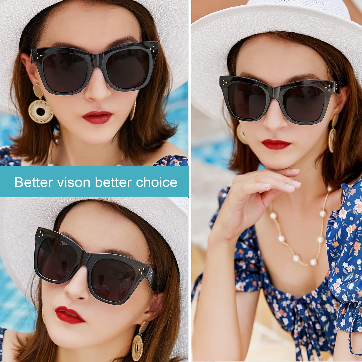 Oversized Reader Sunglasses for Women 2.0 Cat Eey Sun Reading Glasses UV Protection Large Readers 1.0 1.25 1.5 1.75 2.00 2.25 2.5 2.75 3.0 Balck 200