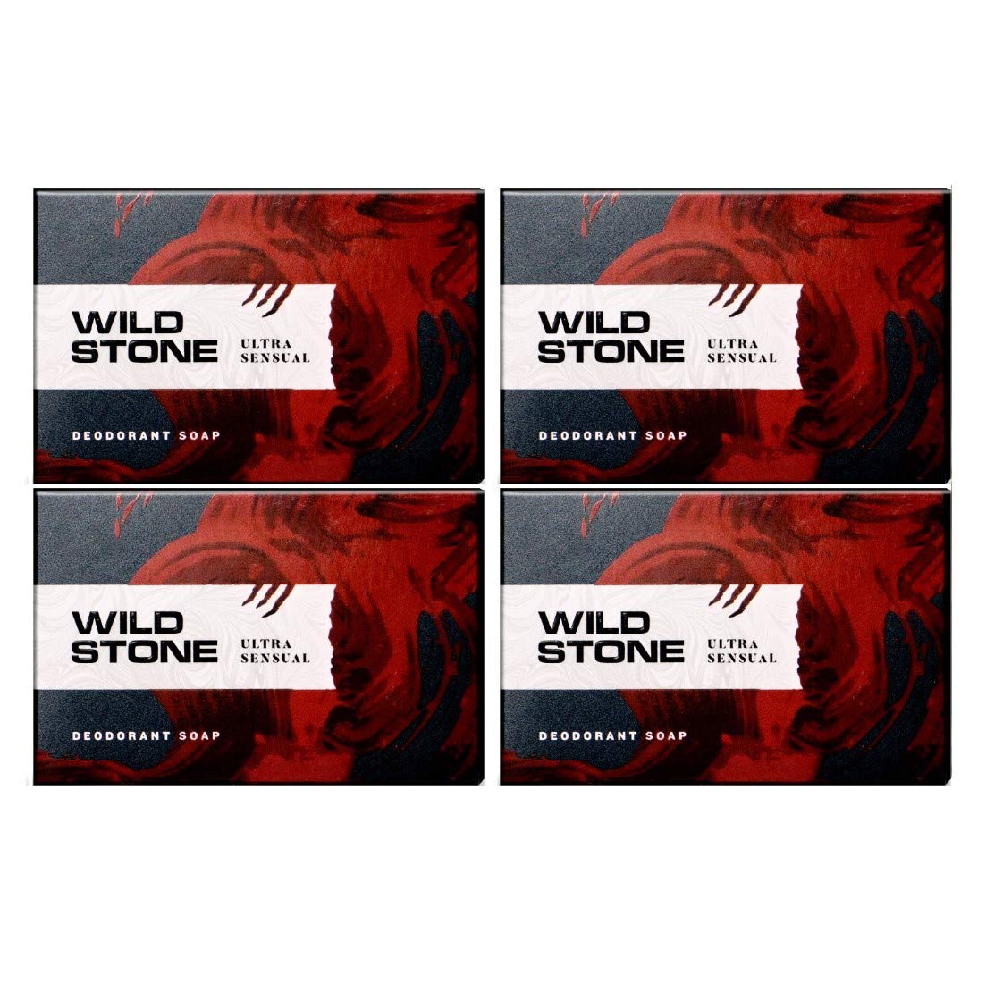 Wild Stone Deodorant Soap Ultra Sensual for Men (Pack of 3)