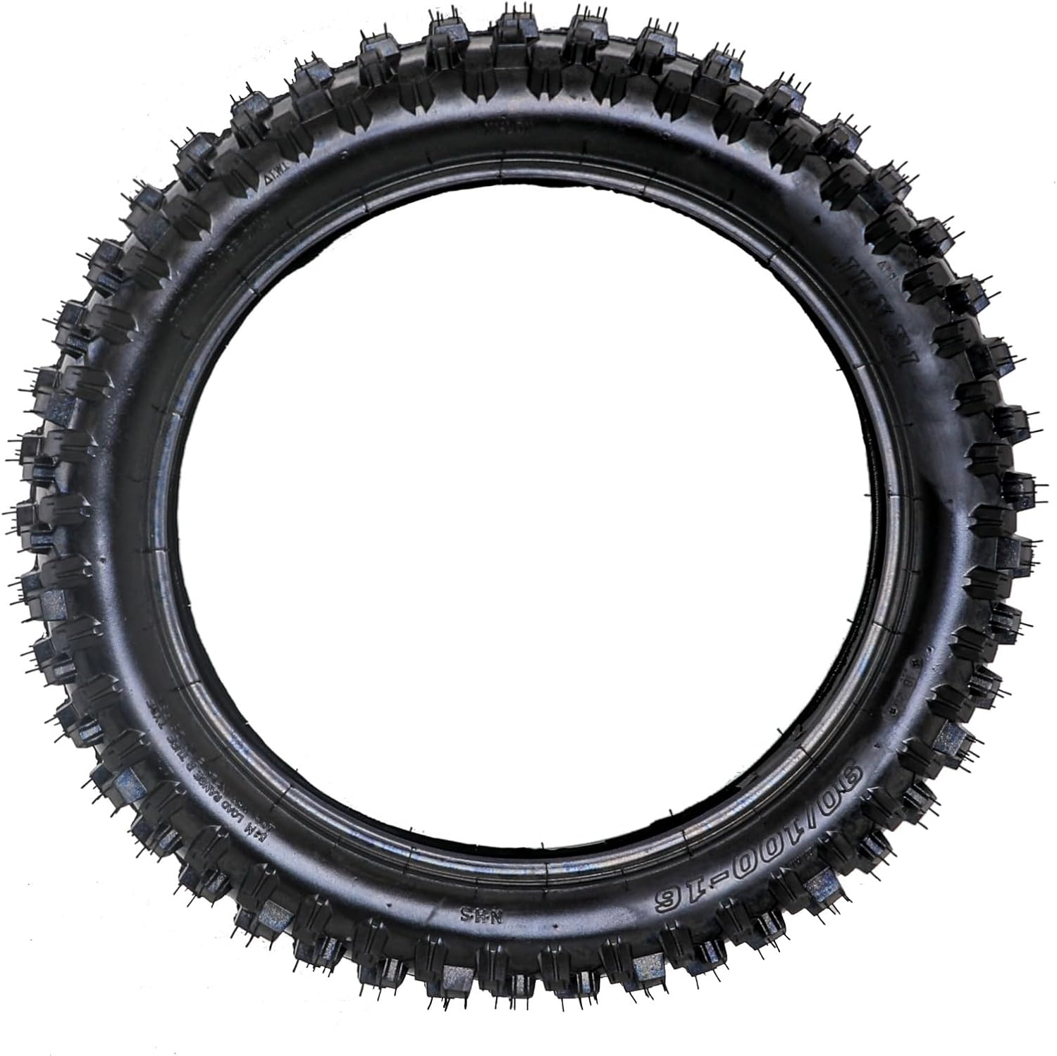 90/100-16 inch Tire and Inner Tube 3.25/3.50-16 for Dirt Pit Bike Motocross Offroad KX100 TTR125 CRF150 XR100 DRZ125 KLX125 CR85 CR80 CRF125 Heavy Duty (Rear 90/100-16 Tire Tube)