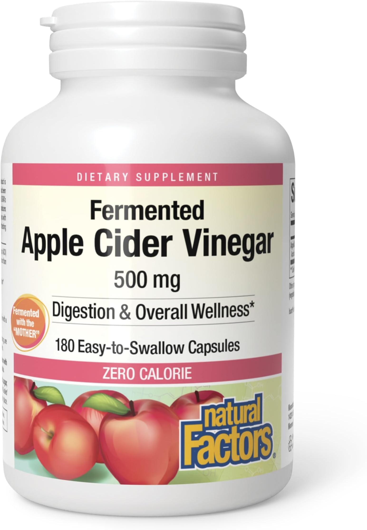 Apple Cider Vinegar 500mg 180 capsules