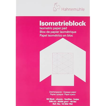 Bloc De Papier Quadrillé A3 1 Mm – 60 Pages Millimétrées Grises 100 G/m² Pour Dessin Technique & Plans