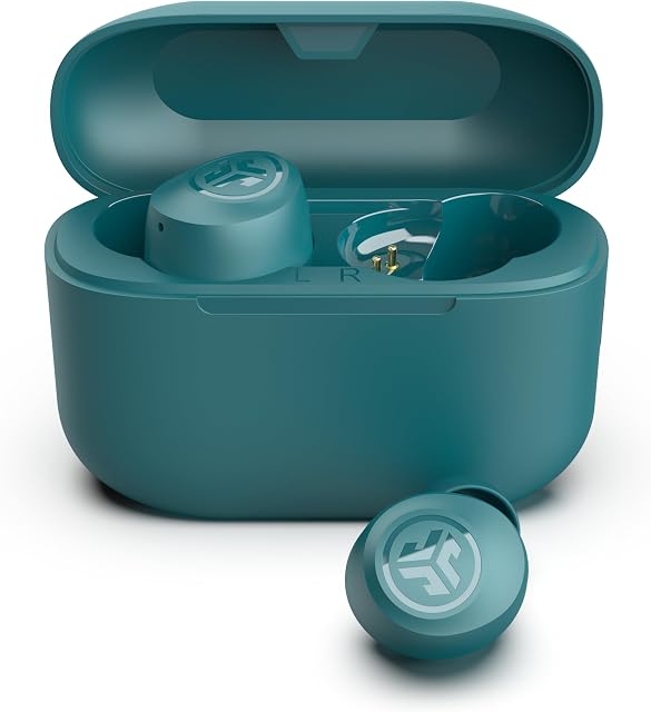 JLab Go Air Pop+ Auriculares Inalámbricos Bluetooth Verde Azulado 35h