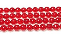 Vista 209 de MJDCB Natural Multicolor Volcanic Lava Stone Round Loose Stone Beads DIY for Jewelry Bracelet Making 15" (6mm, White)