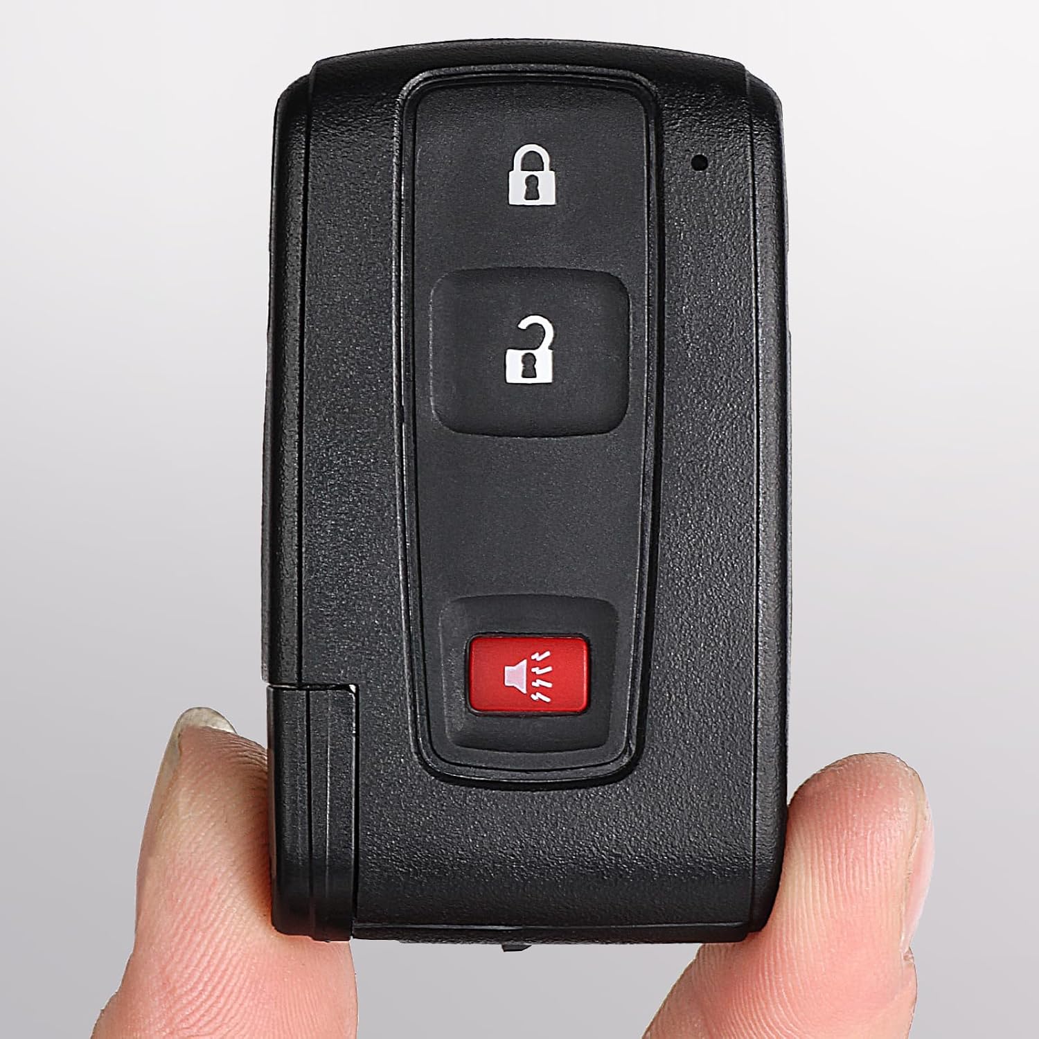 Beefunny Key Fob Replacement for Toyota Prius 2004 2005 2006 2007 2008 2009 (only for Black Logo) Non-Keyless Entry Remote Control Car Keyfob MOZB21TG P/N:89070-47180