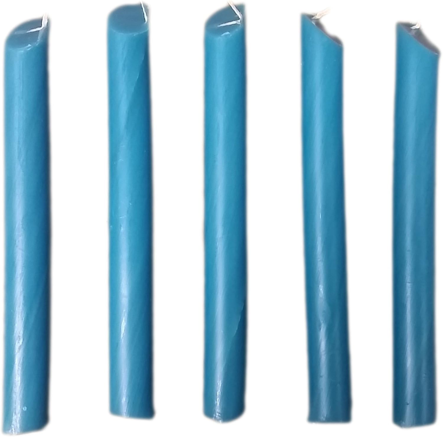Solid Color Dripping Candle Drip Candle 6 Pack (Teal) Home & Kitchen