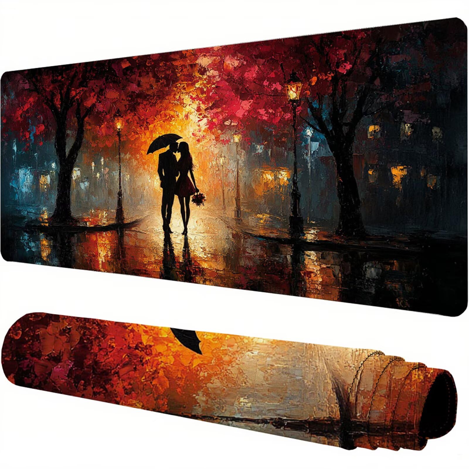 Czarna podkładka pod mysz XXL 1200 x 600 x 3 mm para pod ręką akcesoria biurowe antypoślizgowa gumowa podstawa i zszyte krawędzie podkładka pod mysz dla graczy do dekoracji biura dekoracyjnego