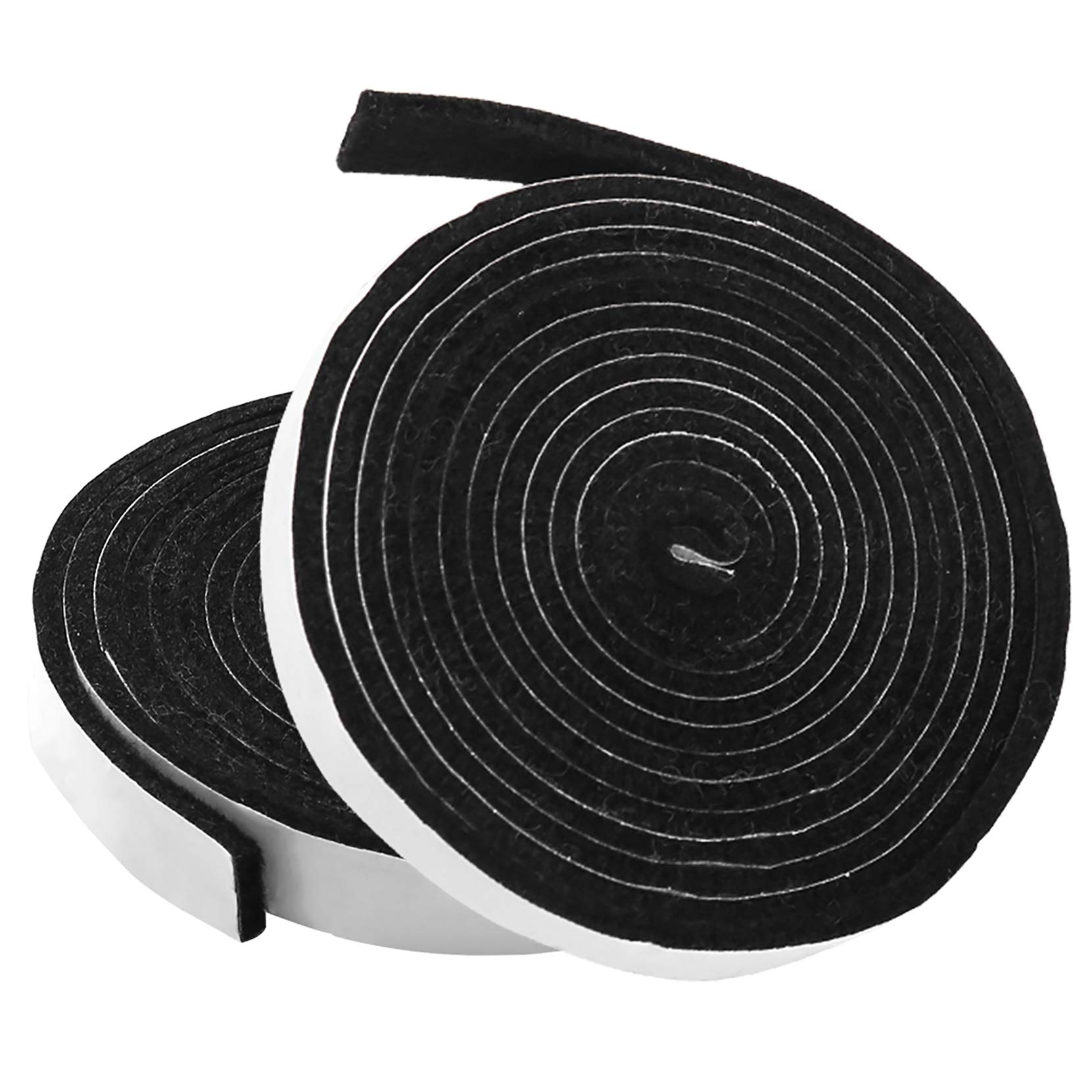 VeraingStove Sealing Cord Fireplace Seal Self-Adhesive BBQ Smoker Seal Fireplace Seal for Stove Window and Stove Pipe 7.5 ft Length 1/8 Inch Thickness (4, 0.75 Inch Wide)