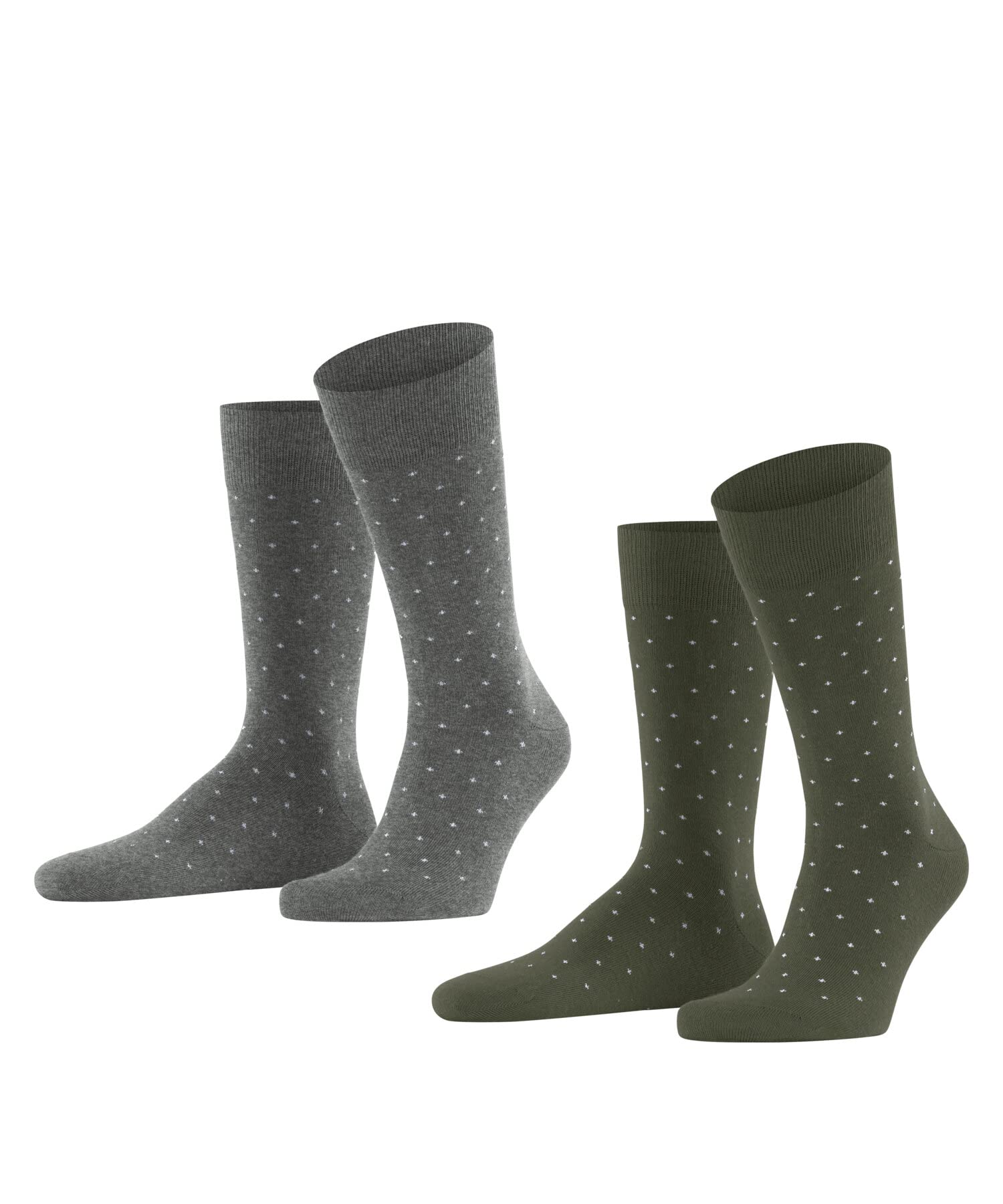 ESPRIT Men's Fine Dot 2-Pack M SO Cotton Patterned 2 Pairs Socks, Multicolor (Sortiment 0030), 5.5-8
