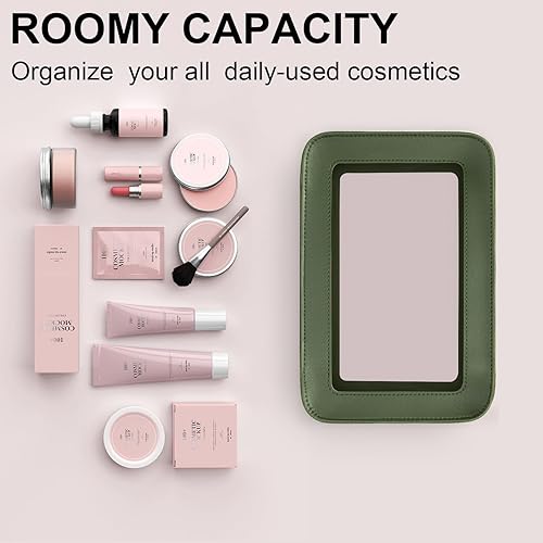 Miniatura 6 de LETGO Bolsas de maquillaje transparentes, bolsa de aseo aprobada por la TSA con cremallera, organizador de maquillaje transparente para artículos