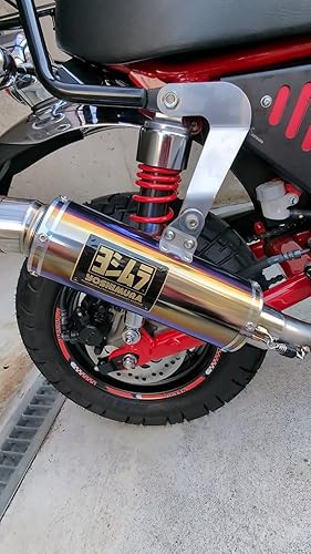 YOSHIMURA ヨシムラ フルエキゾースト Monkey125(18) YOSHIMURA BLOG : Monkey125(18) 機械曲ストレートサイクロンのご紹介！