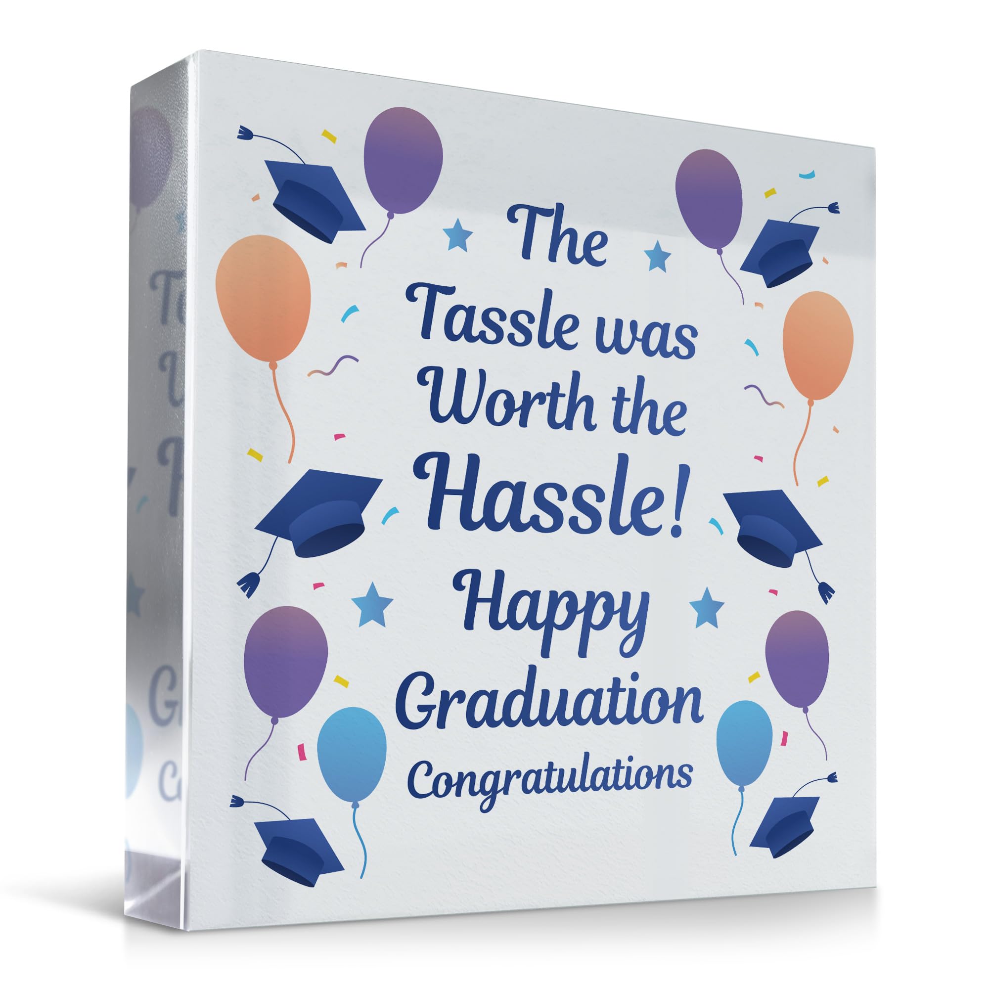 Red Ocean The Tassle Was Worth The Hassle Graduation Gifts For Daughter Son Novelty Graduation Present Well Done Gift Congratulations Gift For Him Her Granddaughter Grandson Keepsake