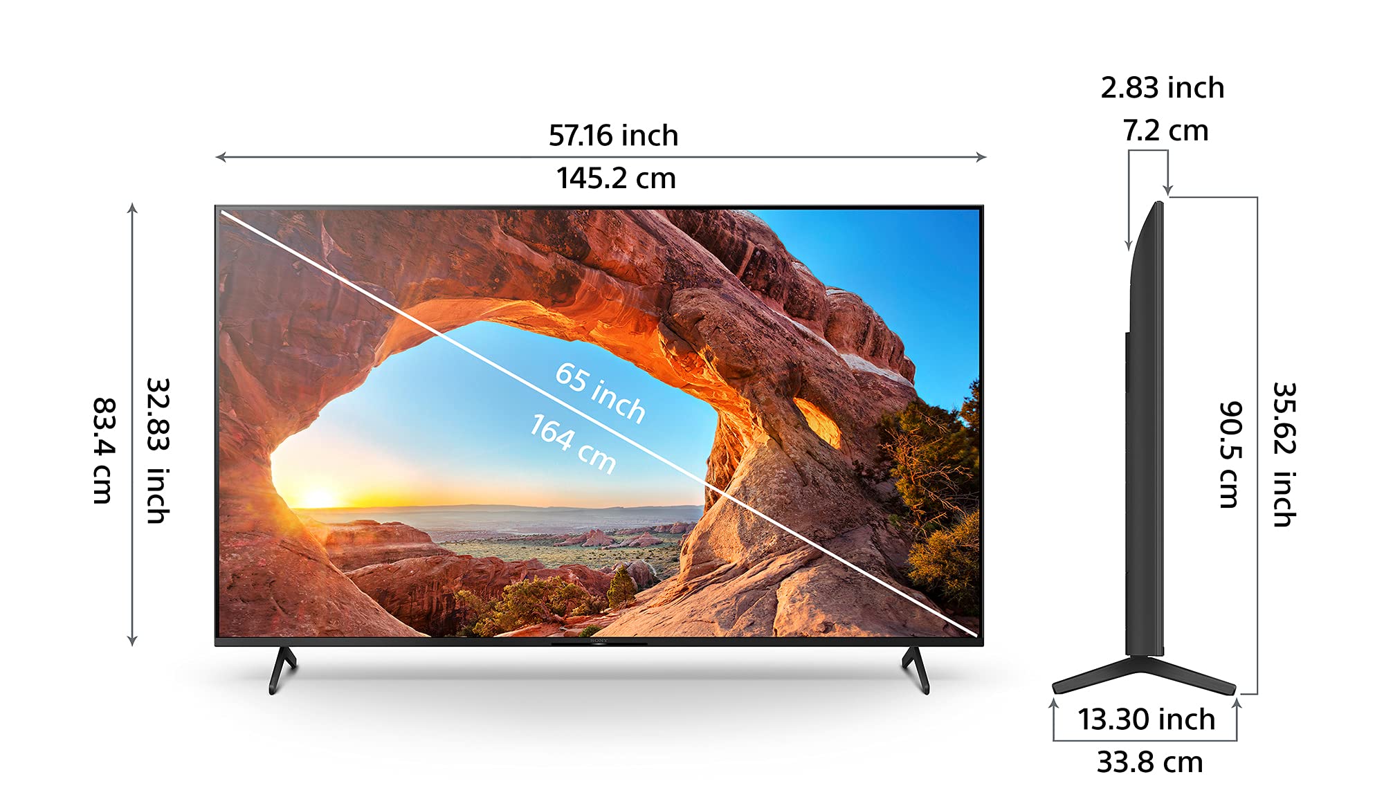 Sony Bravia 164 cm (65 inches) 4K Ultra HD Smart LED Google TV KD