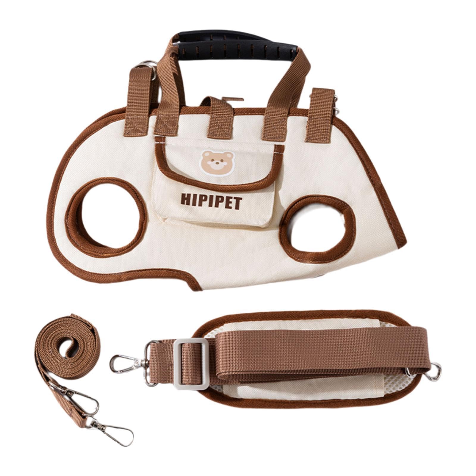 Bolsa transportadora para mascotas de tela Oxford con soporte ergonómico
