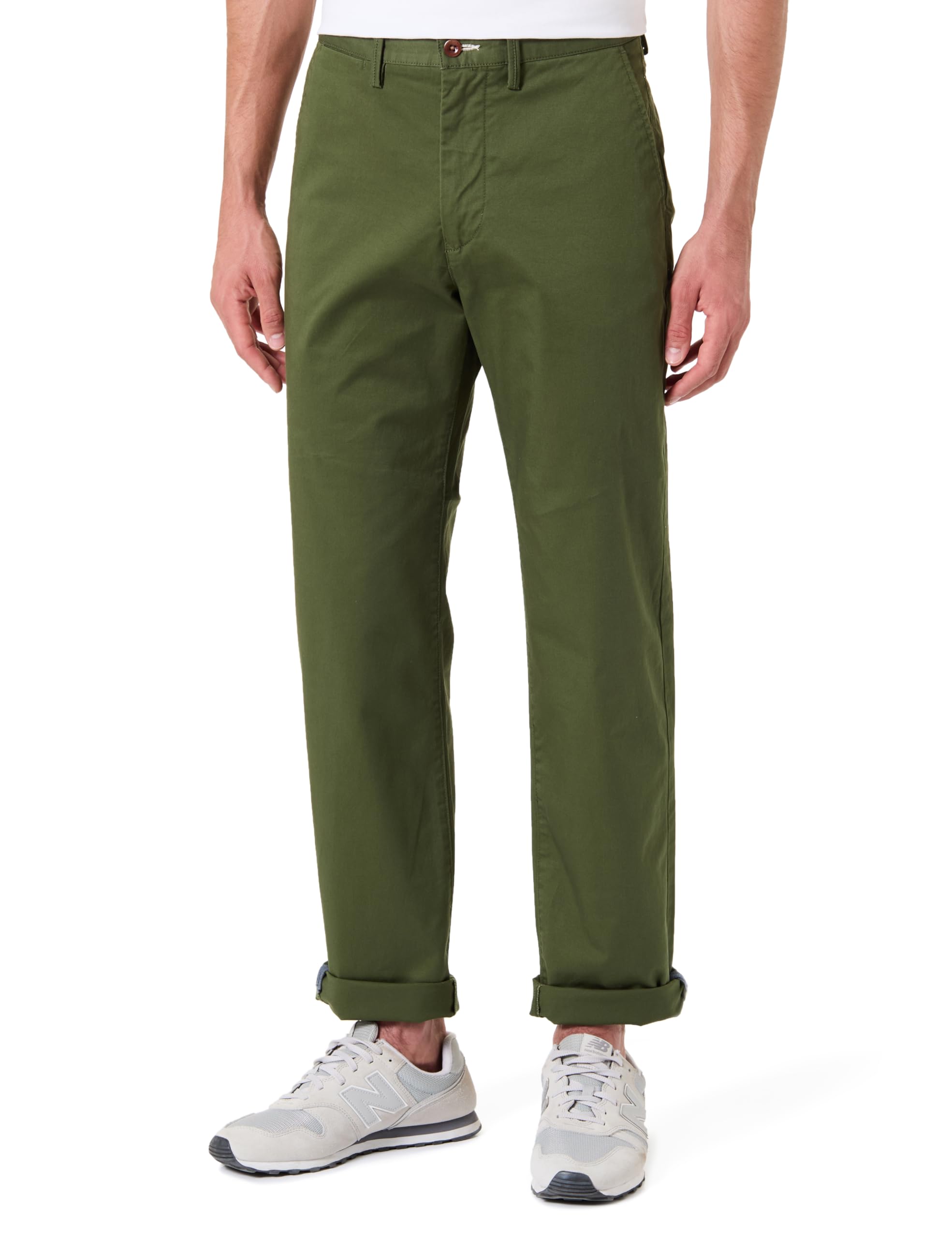GANT Regular Twill Chinos, Country Green, 40 W/32 L