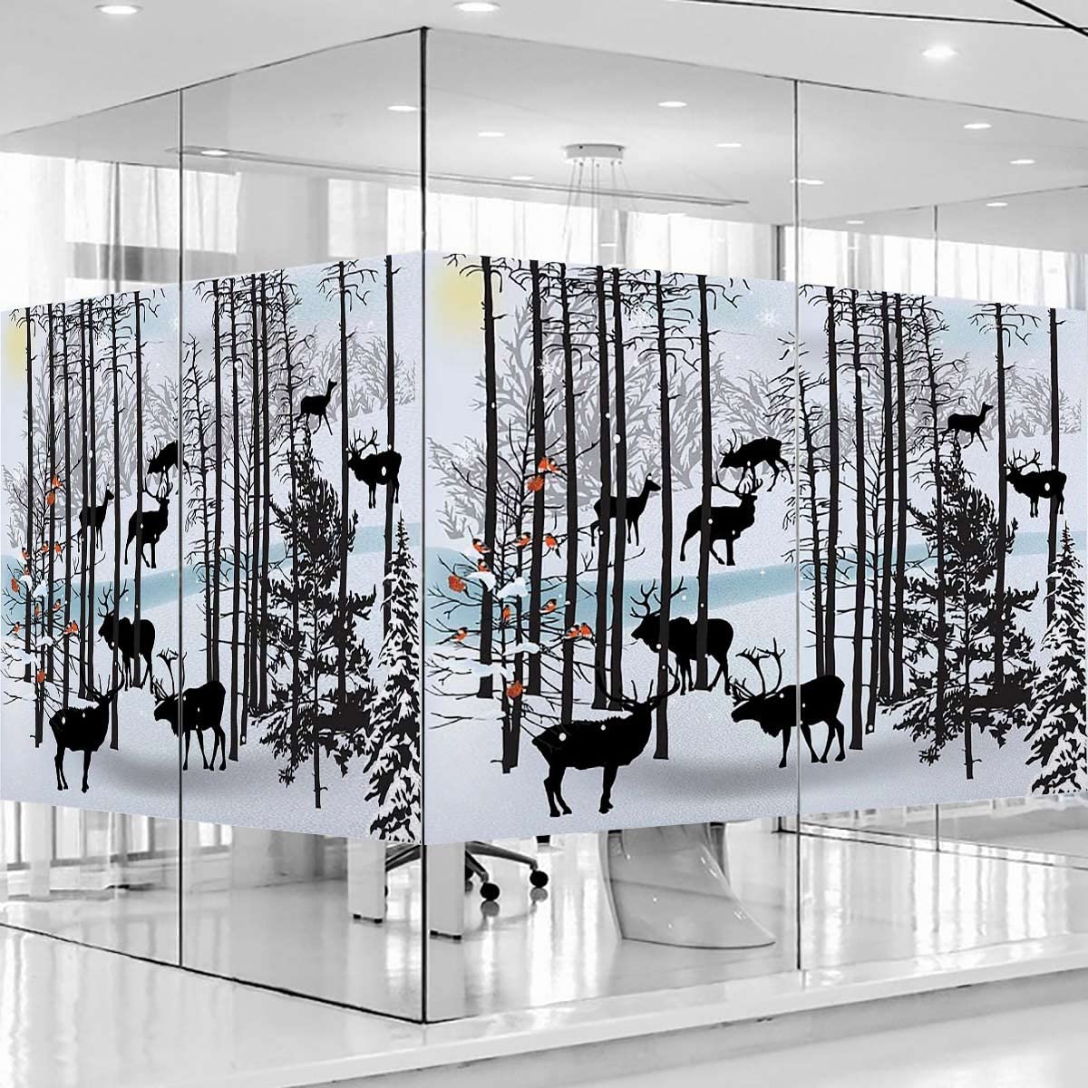 Película De Privacidad Esmerilada Para Ventanas - Diseño Victoriano Autoadhesivo 2M (200x45cm)