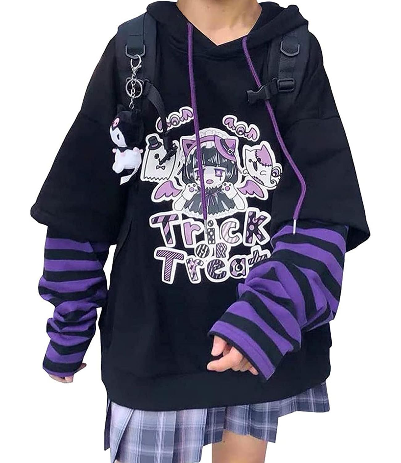 Attria Y2K Jambières Tricotées Motif Étoile Punk Kawaii Streetwear Femme